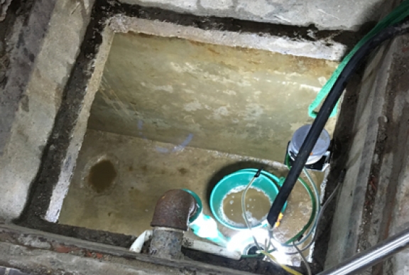 Thau rửa bể nước ngầm trường mầm non tại quận Hoàng Mai